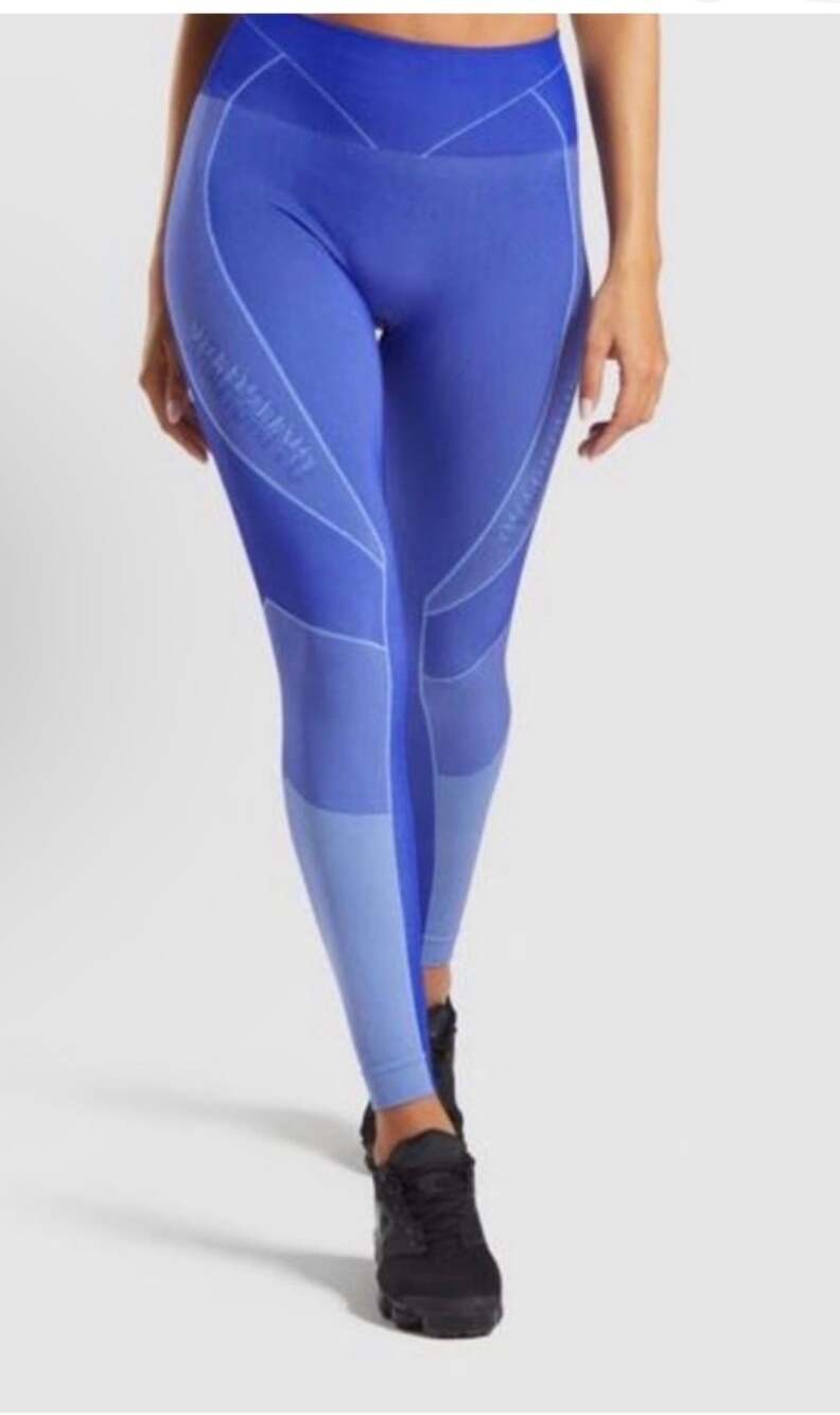Gymshark Vital Seamless Leggings Blue (L)